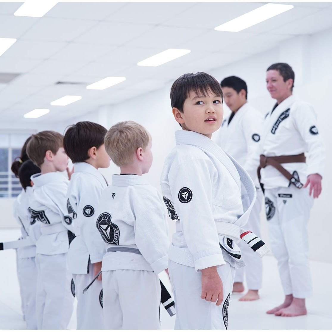 Kids Brazilian Jiu-Jitsu class at SJJA Hornsby with age-graded instruction